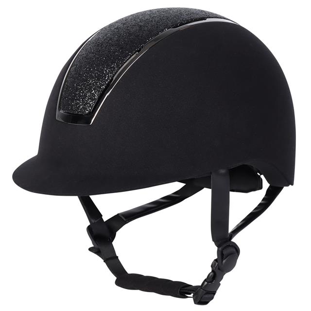 Casque d'équitation Regal Velvet Sparkle  Harry's Horse Noir